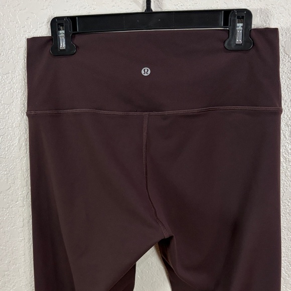 Lululemon Dark Brown High-Waisted Leggings,Size 12. - Picture 4 of 17